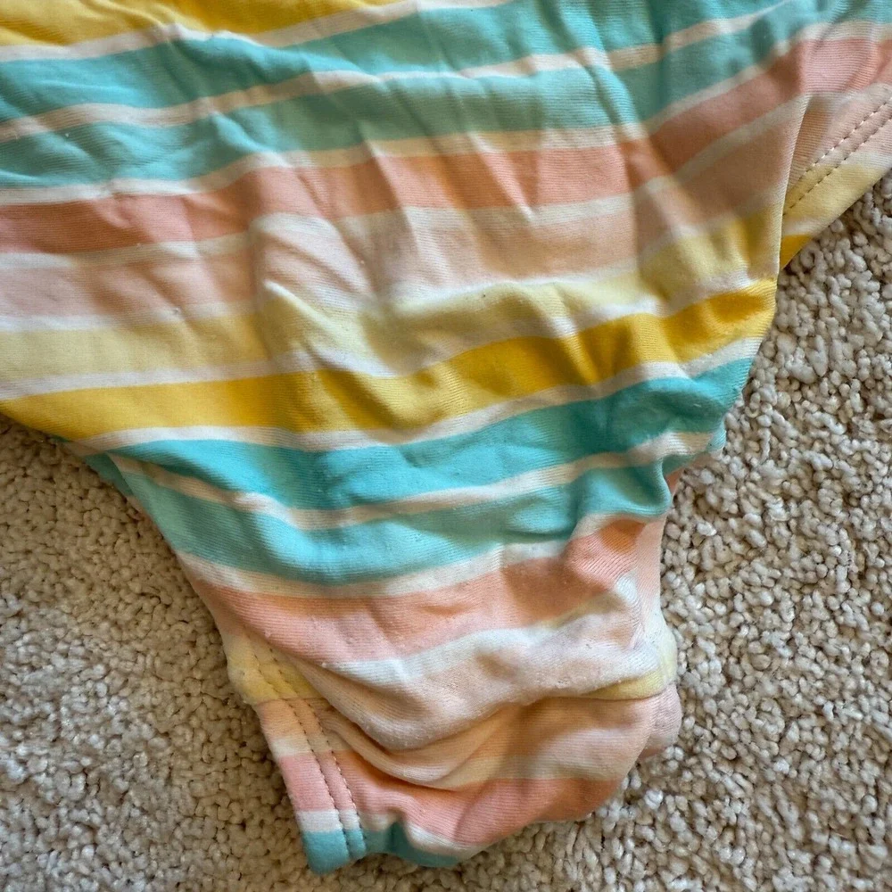 Matilda Jane Dream Chasers‎ Lollipop Lines Swimsuit Bathing Suit Girls 8 #3171
